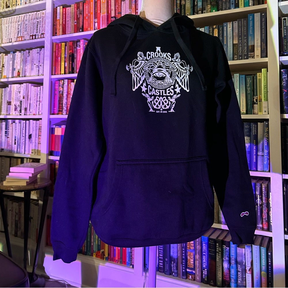 Crooks & Castles Illuminati angel wings black hoodie streetwear